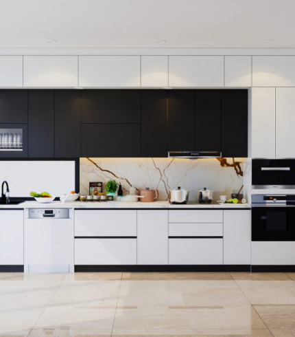 TỦ BẾP GỖ CÔNG NGHIỆP AN CƯỜNG