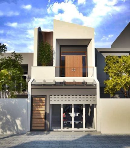 NHÀ PHỐ 2 TẦNG 5×20 CÓ GARA Ô TÔ